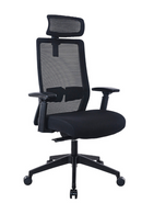 Boss Mesh Chair, w/ Headrest and Memory Foam Seat