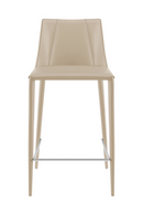 Kalle Counter Leather Stool Chair - 26" Height