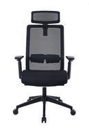 Boss Mesh Chair, w/ Headrest and Memory Foam Seat