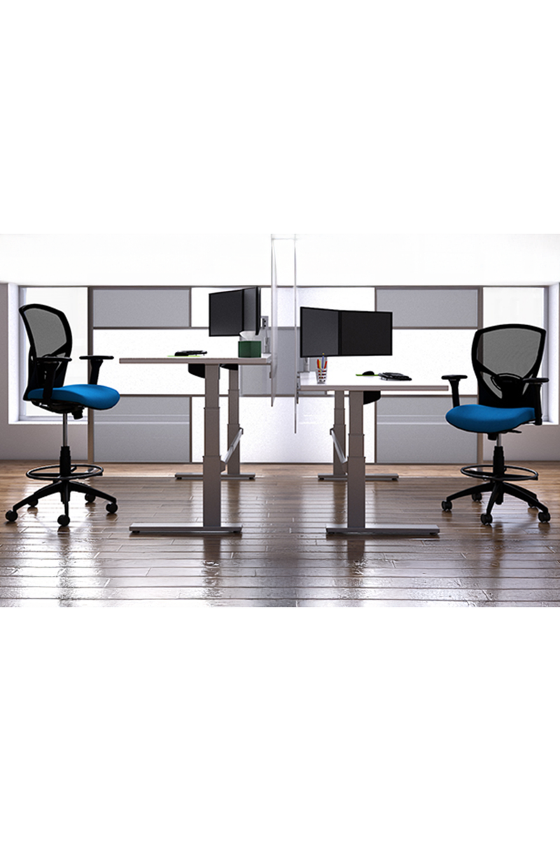 9 to 5 Theory Mesh Back 8" Stool Task Chair (2170-CY30)