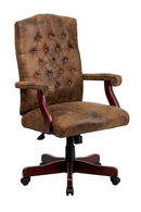 FLASH Executive Swivel Office Chair with Arms