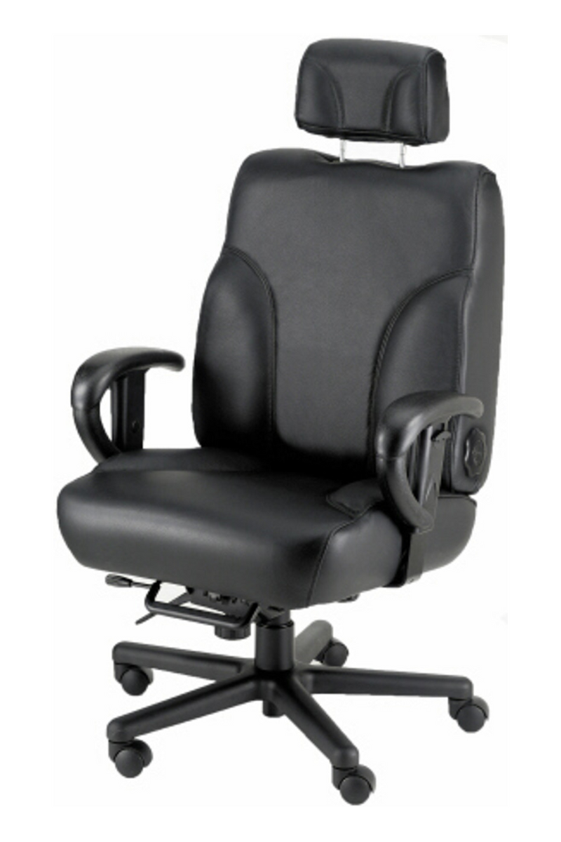 The Backsaver 2pc Executive Office Big and Tall Chair 500 lb Capacity by ERA (E5000082)