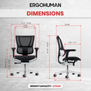 Ergonomic Mid-back Mesh Task Chair ME3ERG/XTREME/LO