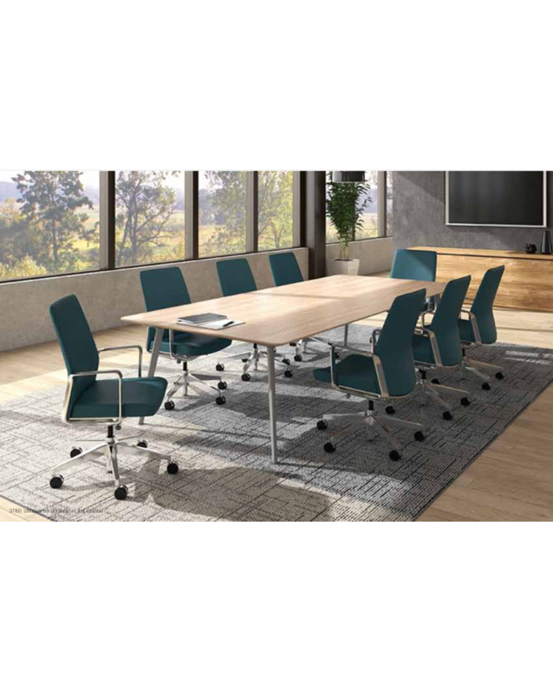 9 TO 5 MILA Upholstered Black Back Office Conference Chair (3760-Upholstered)