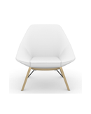 9 to 5 JAX-MID-BACK LOUNGE SEATING CHAIR (9201-Wood Legs)