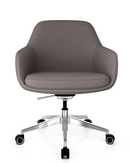 Grace Conference Swivel/tilt 5-Star Base-Leg Chair by Woodstock