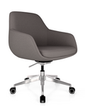 Grace Conference Swivel/tilt 5-Star Base-Leg Chair by Woodstock