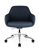 Grace Conference Swivel/tilt 5-Star Base-Leg Chair by Woodstock