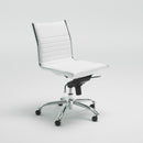 Dirk High Back Office Chair with Chromed Steel Base