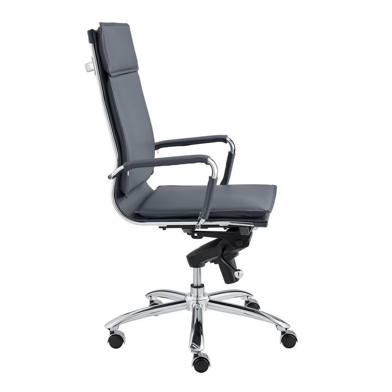 Gunar Pro High Back Office Chair with Chromed Steel Base