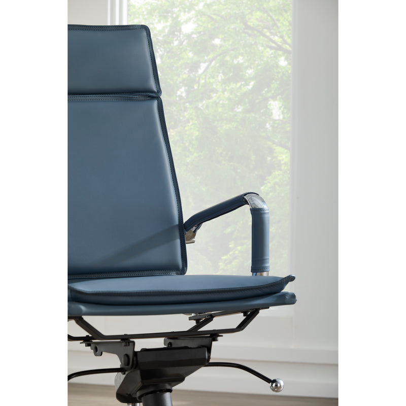 Gunar Pro High Back Office Chair with Chromed Steel Base