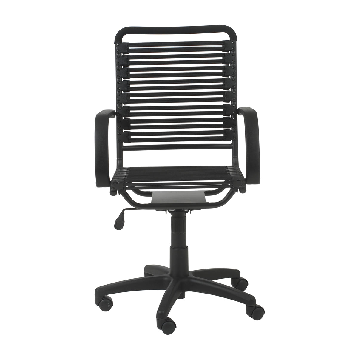 Bungie Flat High Back Office Chair with Graphite Black Frame