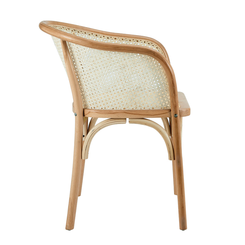 Elsy Armchair with Natural Rattan Seat - Product Photo 7