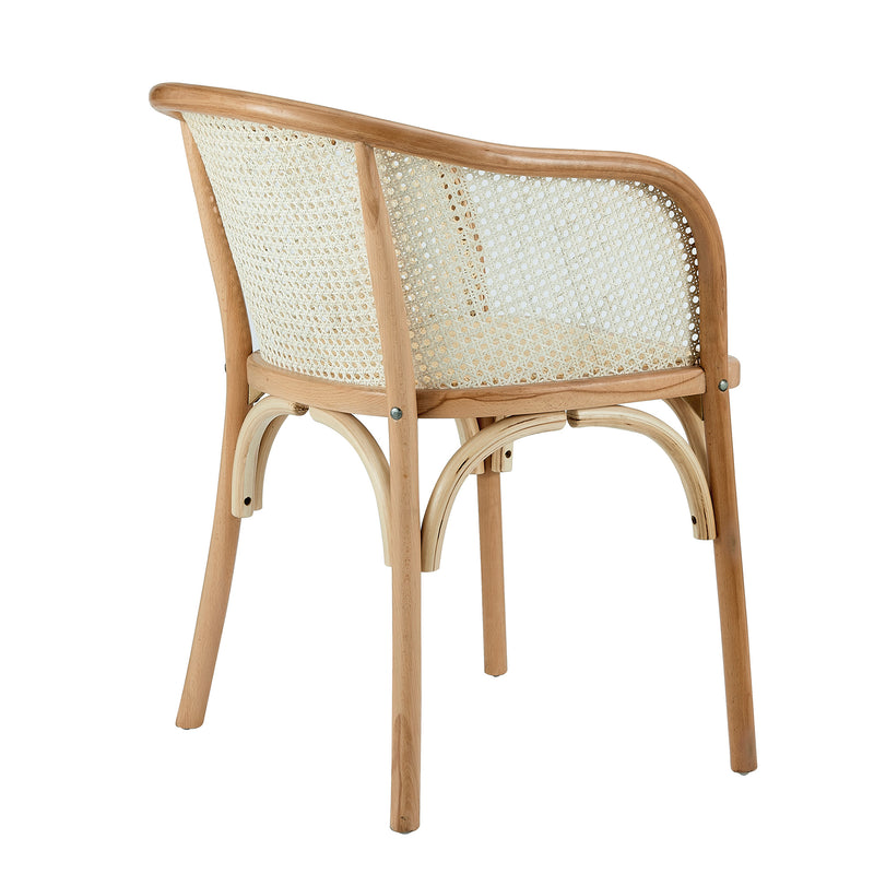 Elsy Armchair with Natural Rattan Seat - Product Photo 9