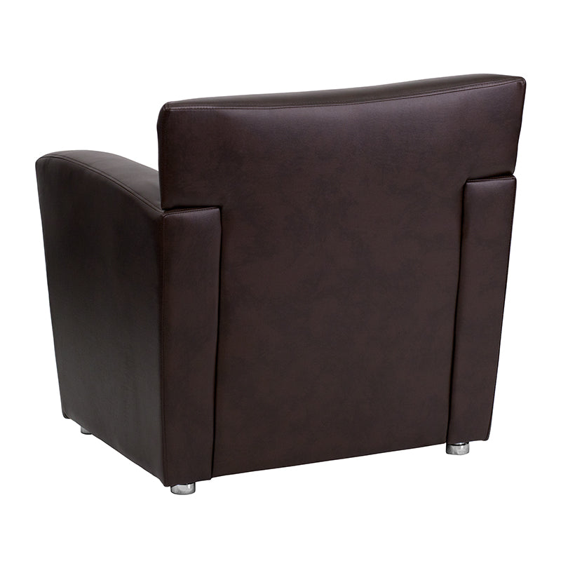 FLASH HERCULES Majesty Series Brown LeatherSoft Chair - Product Photo 7