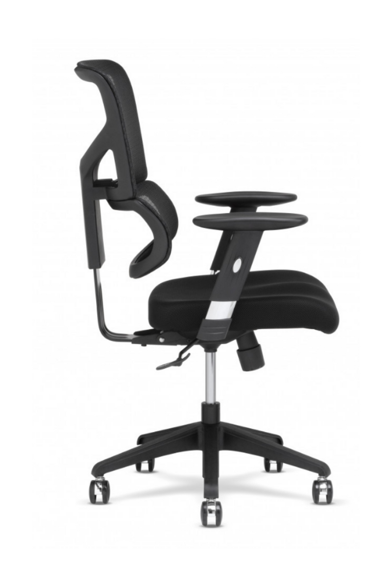X-Chair - X-Basic DVL Black Flex Mesh Task Chair with Headrest