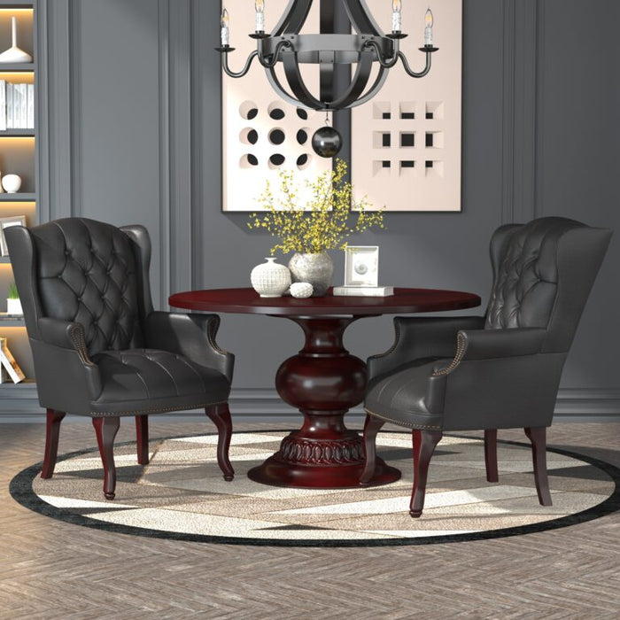 Boss wingback traditional guest chair discount