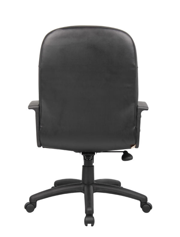 Boss Black Leather Plus Office Chairs B8106 - Product Photo 3