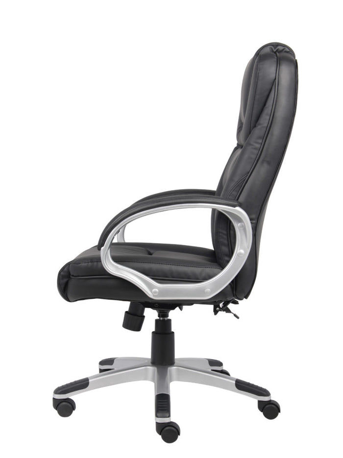 Boss “NTR” Executive Black LeatherPlus Chair B8601