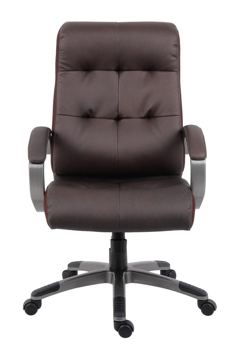 Boss Double Plush High Back Executive Leather Chair 5