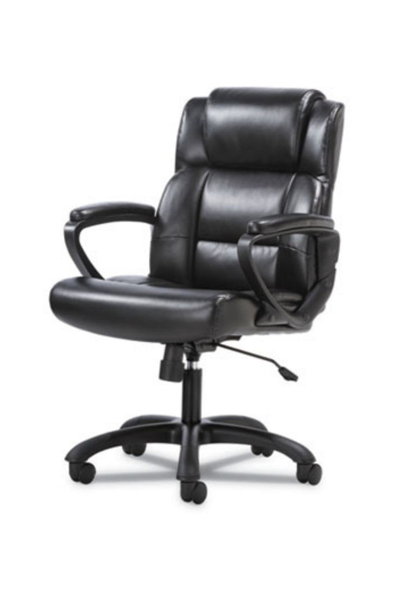 HON Mid-Back Black Leather Executive Chair - Product Photo 2