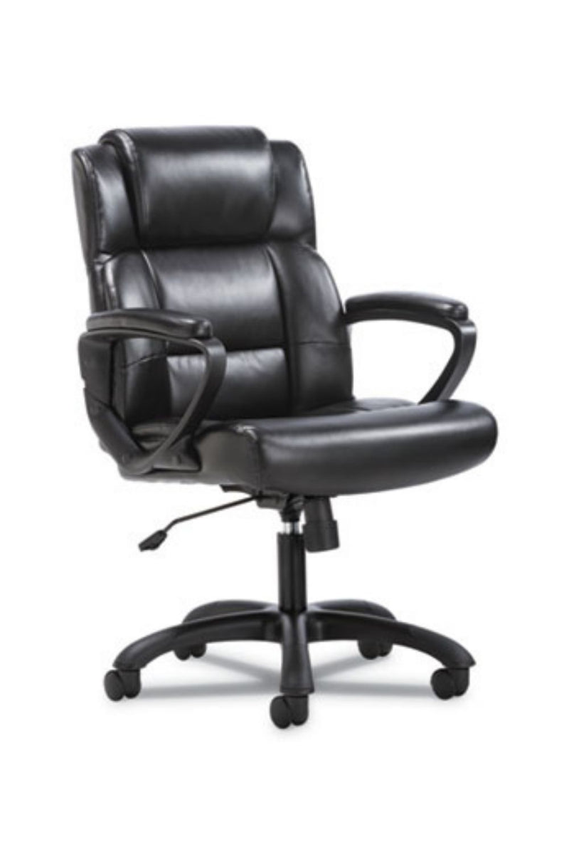 HON Mid-Back Black Leather Executive Chair - Product Photo 1