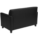 Diplomat Series Black LeatherSoft Loveseat by Flash 6