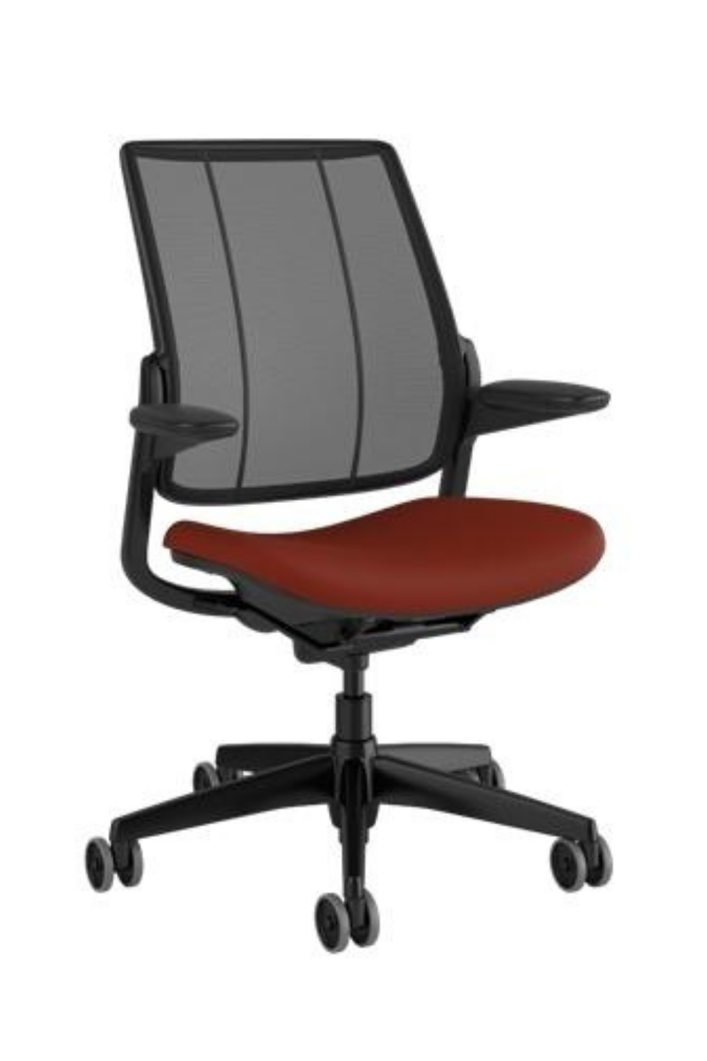 Difrient Smart Black Frame Back Mesh Microfiber