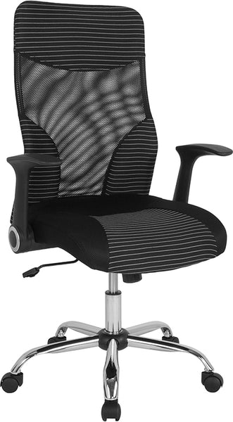 FLASH Milford High Back Ergonomic Office Chair with Contemporary Mesh