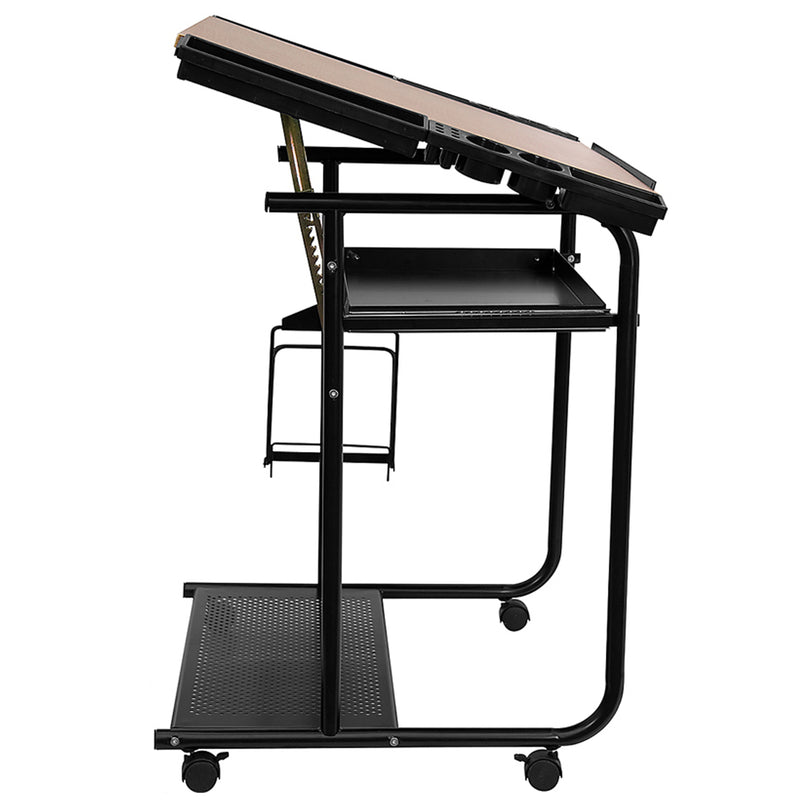 FLASH Swanson Adjustable Drawing and Drafting Table - Product Photo 7