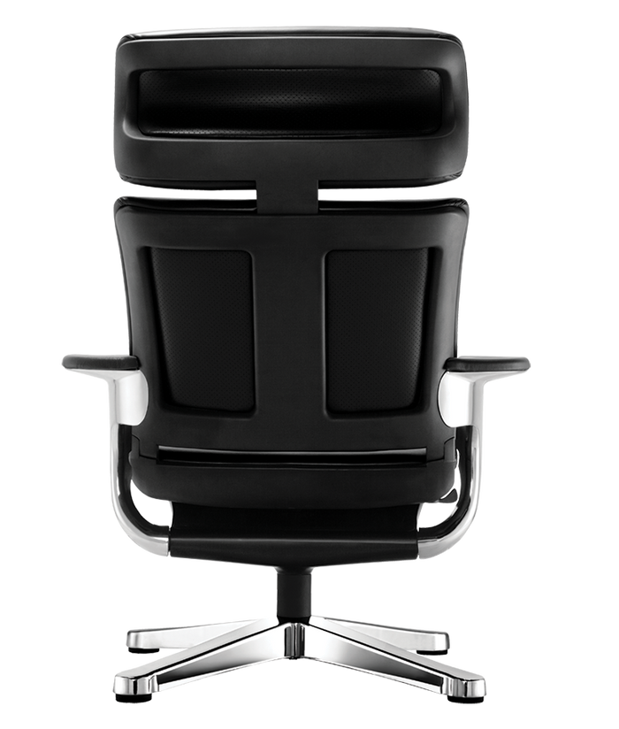 Eurotech Nuvem Chair with White Lounge Leather Seating