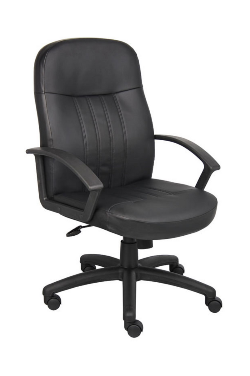 Boss Black Leather Plus Office Chairs B8106 - Product Photo 5