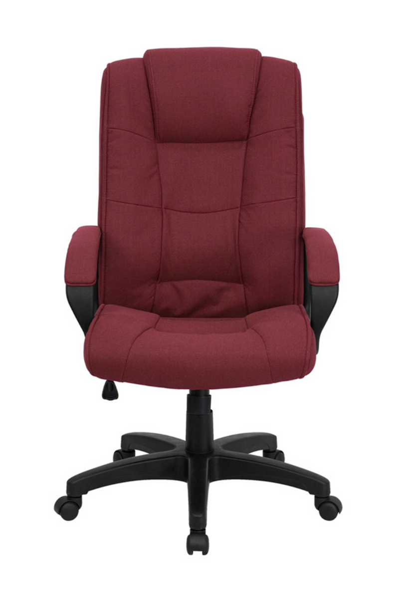 FLASH Jessica Burgundy Office Chair - Product Photo 2