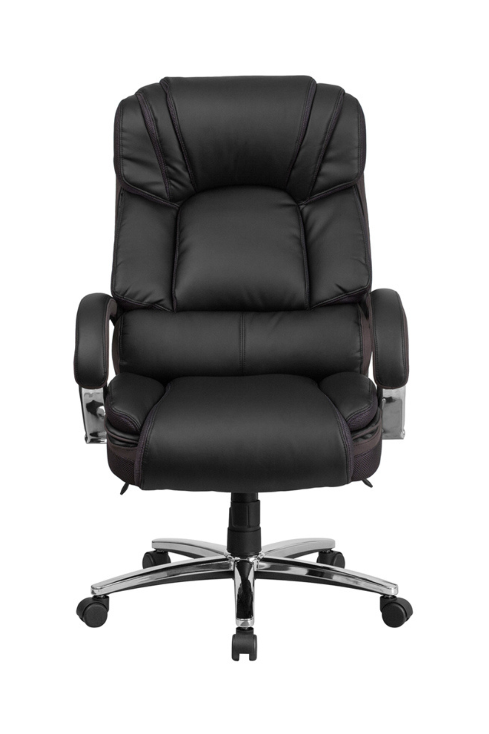 HERCULES Series Big & Tall Supports 500 lb. Black Leather or Fabric Ex