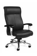 Global Executive Black Leather Auburn High Back Tilter - Product Photo 1