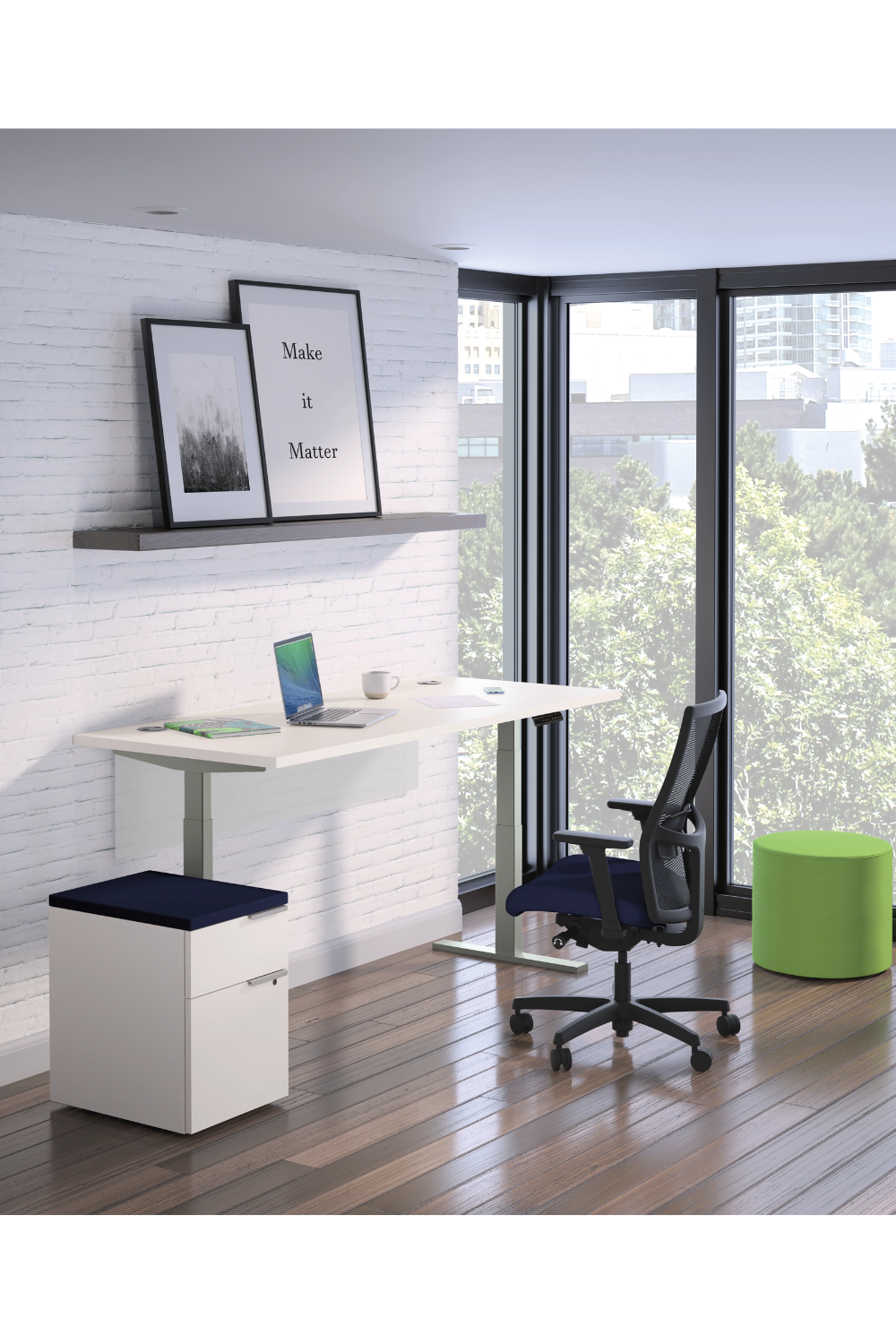 HON Ignition High back Mesh Office Task Chair with adjustable arms