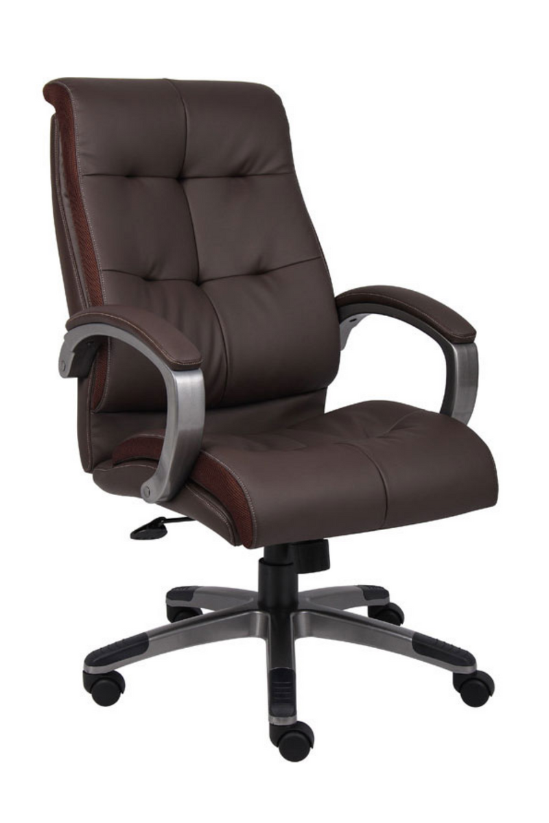 Boss Double Plush High Back Executive Leather Chair 1