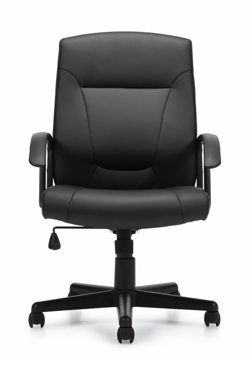 Black Leather Luxhide Tilter Chair by OTG - Product Photo 2