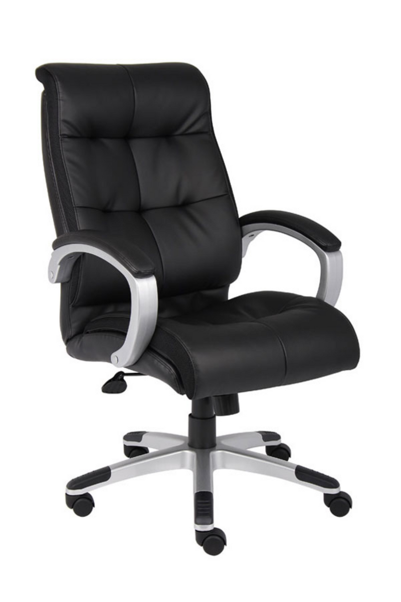 Boss Double Plush High Back Executive Leather Chair 2