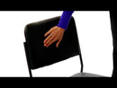 Flash Stacking Chair with Chrome Sled Base Video