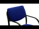 FLASH Fabric Executive Side Reception Chair with Sled Base